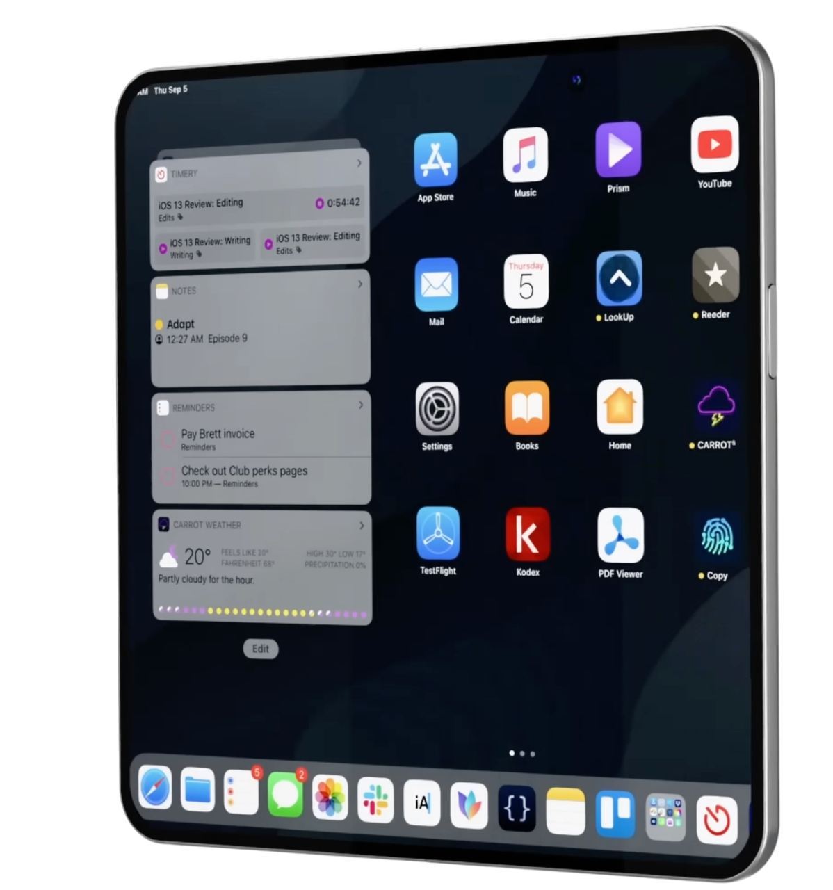 iPhone fold